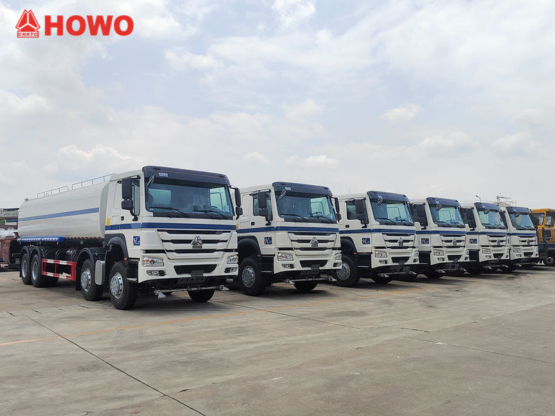 20 dona Sinotruk HOWO 25 cbm suv yuk mashinasi