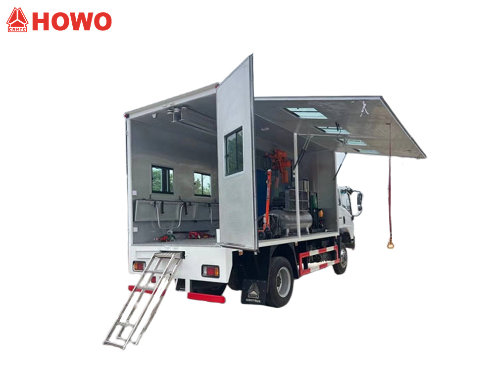 HOWO 4X4 Workshop Truck for Mobile Repair