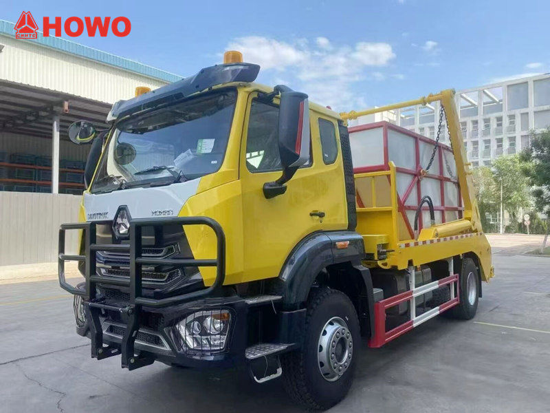 HOWO 4x2 RHD belanchakli axlat tashish mashinasi