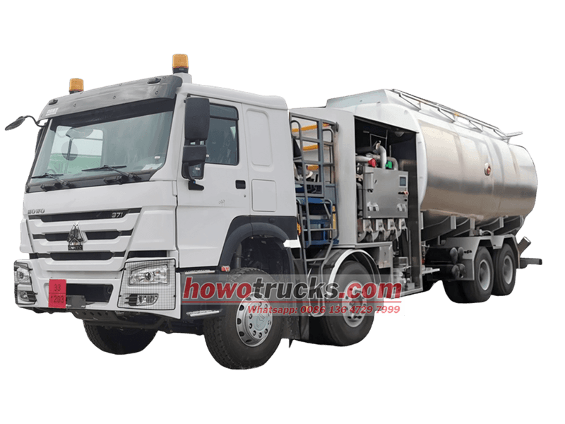 Howo samolyotlariga yonilg'i quyish mashinasi