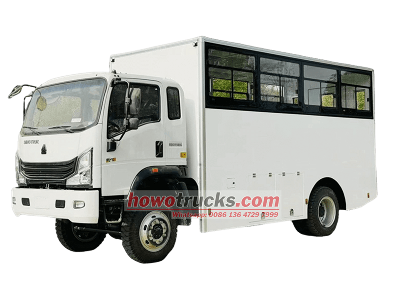 Howo 4x4 tanker yuk mashinasi