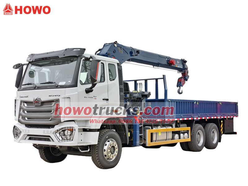  HOWO 6x4 truck mounted 20 tons crane 
