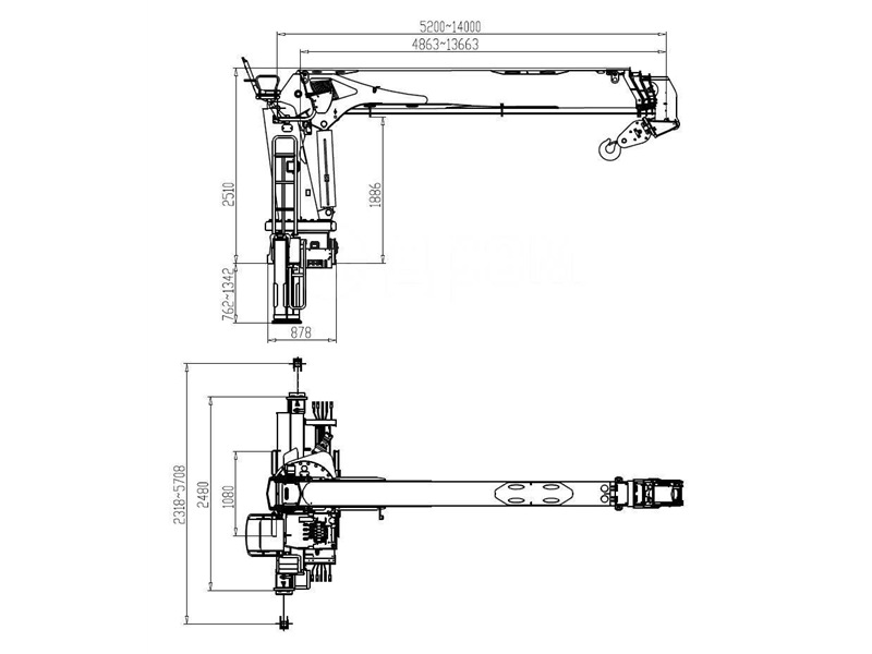 XCMG SQS250 crane