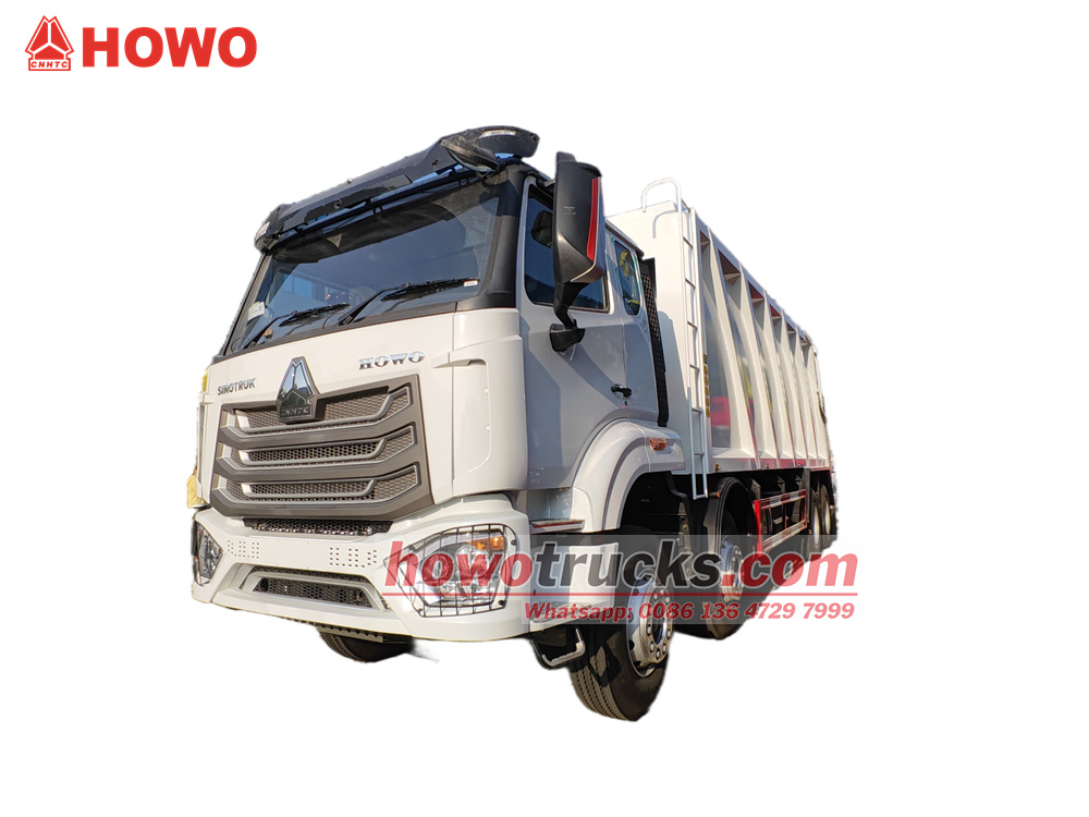 HOWO NX 8x4 heavy duty garbage disposal truck