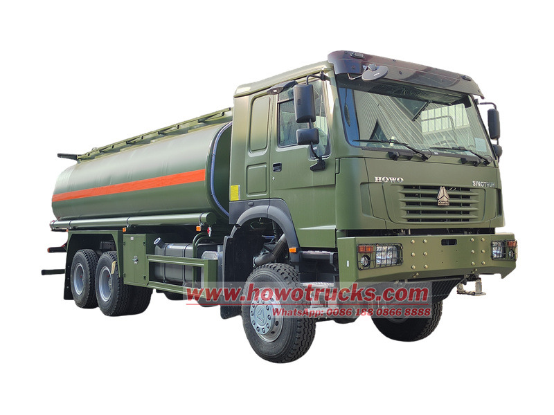 HOWO 6×6 oil tank lorry