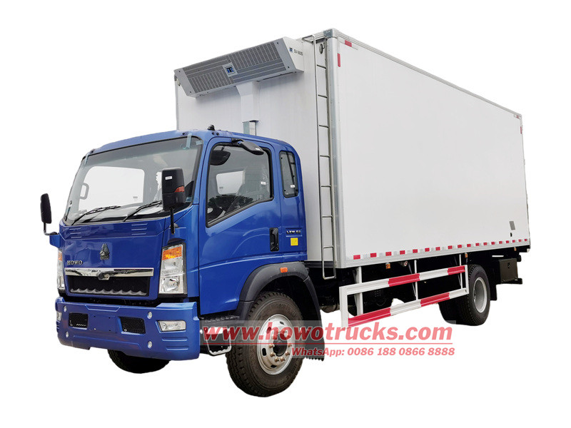 HOWO reefer van truck