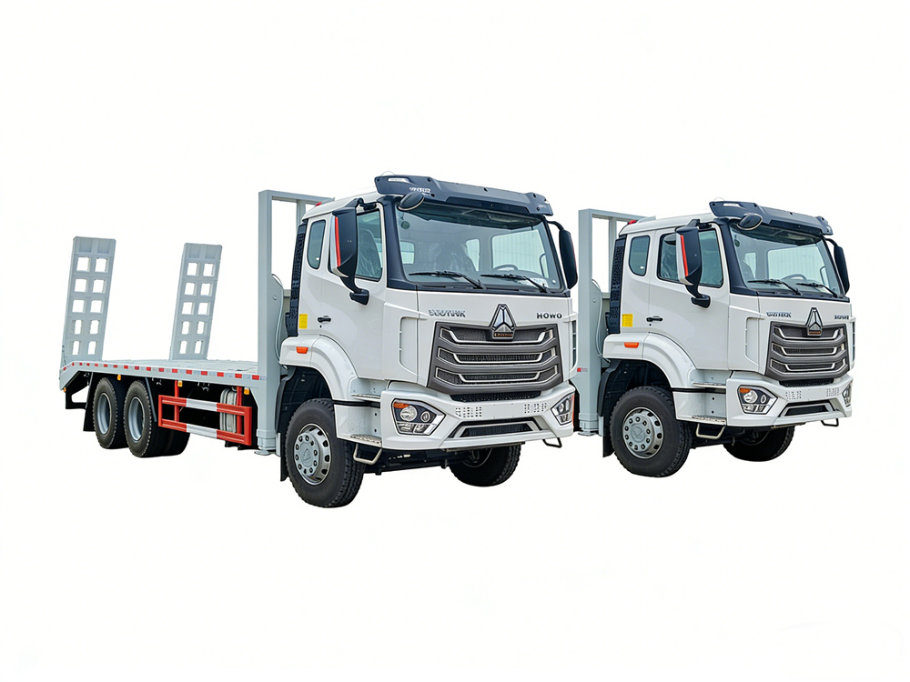 HOWO self loader truck