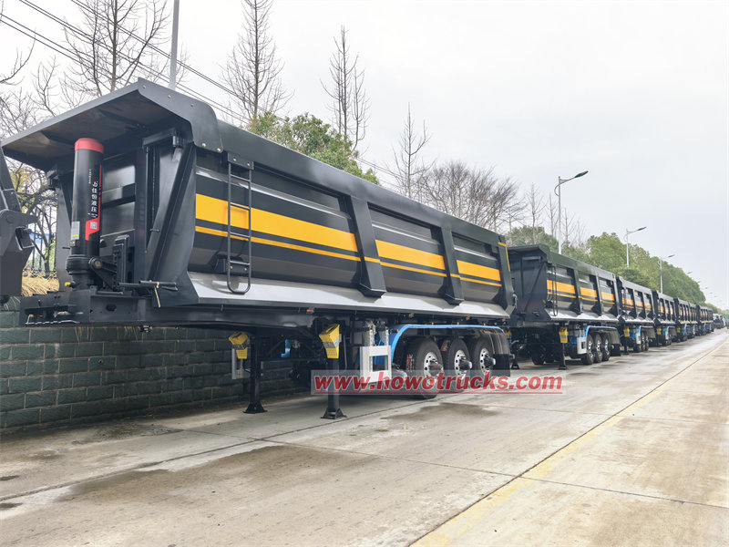4 axles dumper semitrailer
