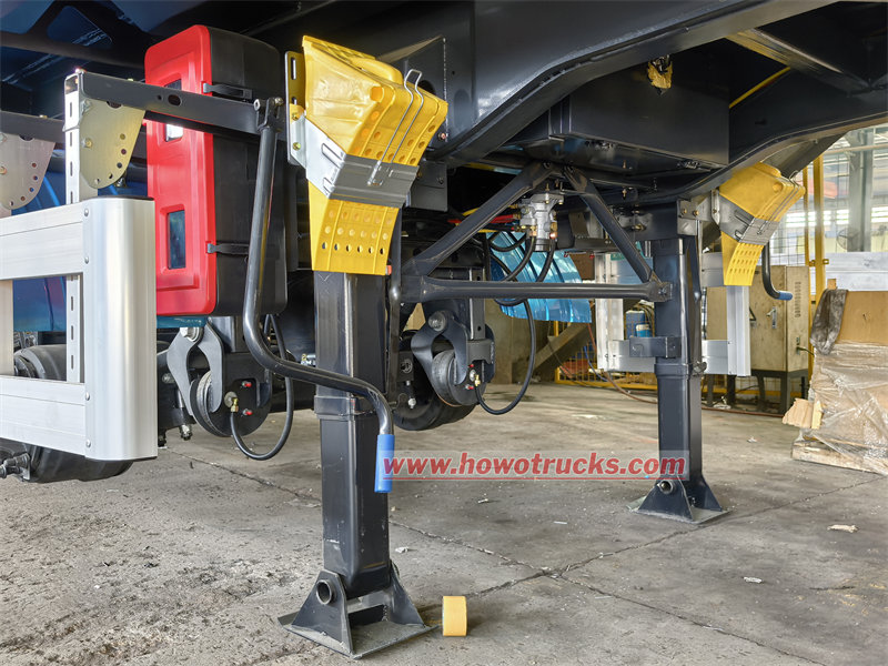 4 axles dumper semitrailer for africa