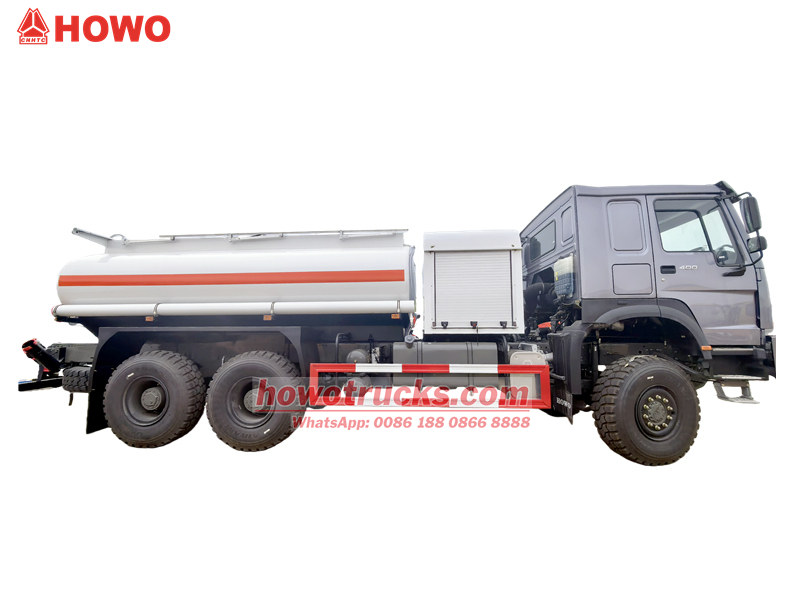 Howo&nbsp;6x6&nbsp;offroad&nbsp;12cbm&nbsp;wildland&nbsp;fuel&nbsp;bowser&nbsp;truck