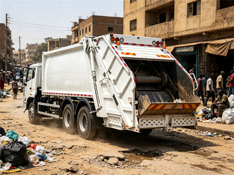 Howo heavy garbage compactor truck