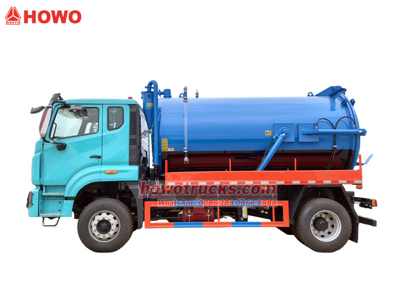 HOWO M7 10000L sewage tank truck HOWO M7 10000L sewage tank truck