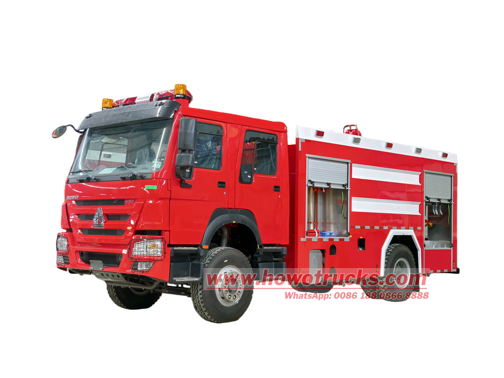 Sinotruk HOWO rescue pumper truck for police