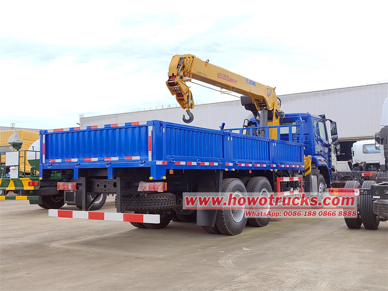 HOWO NX 6x4 10tons telescopic crane truck