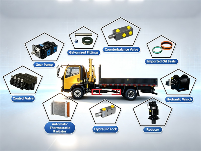 HOWO light 5 crane lorry truck HOWO light 5 crane lorry truck